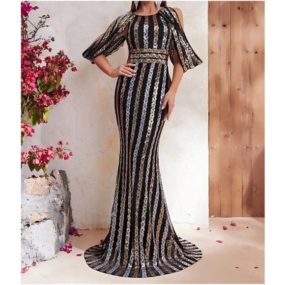 green emerald velvet dress Zapaka Women Black Sweetheart Ruffled Formal Dress Ruched Strapless Mermaid Evening Dress, Dark Brown / AU8